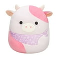 thumbnail image 1 of Squishmallows Original 14 inch Reshma the Light Pink Cow - Child's Ultra Soft Stuffed Plush Toy, 1 of 7