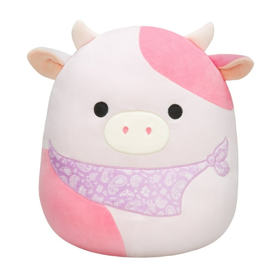 Squishmallows Original 14 inch Reshma the Light Pink Cow - Child's Ultra Soft Stuffed Plush Toy