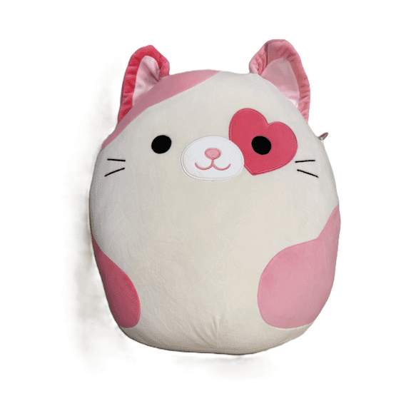 Squishmallows Original 16 Inch Susan Q the Pink and White Cat Plush Valentine 2026