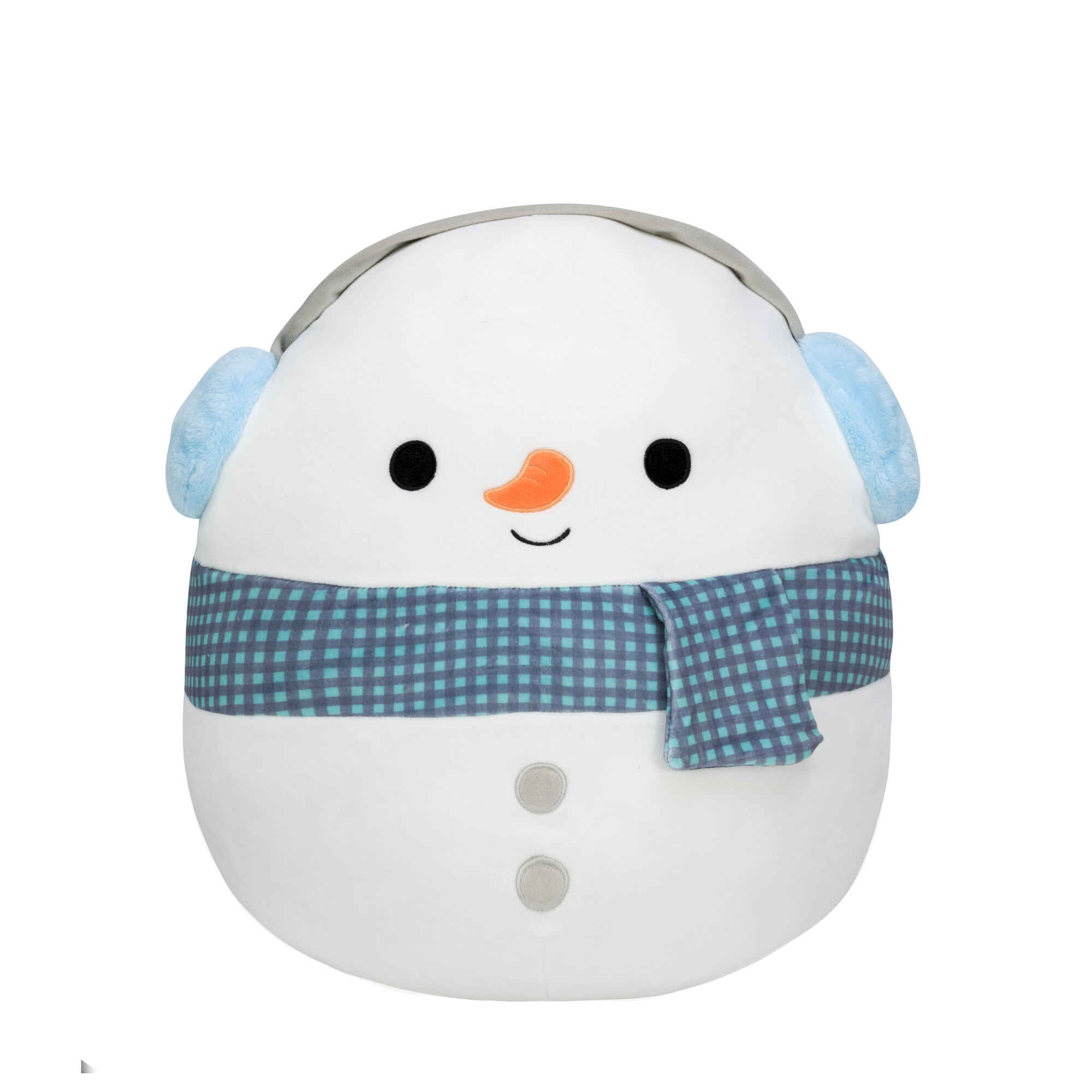 Squishmallows Original 16 inch Manny the Snowman - Child's Ultra Soft Stuffed Plush Toy