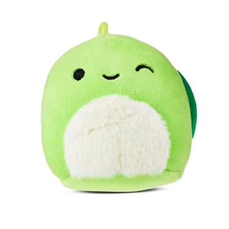 Squishmallows Original 3.5 inch Henry the Winking Turtle with Fuzzy Belly - Child's Ultra Soft Stuffed Plush Clip-on