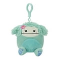 thumbnail image 1 of Squishmallows Original 3.5 inch Joelle the Teal Bigfoot with Flower Pin - Child's Ultra Soft Stuffed Plush Clip-on, 1 of 5