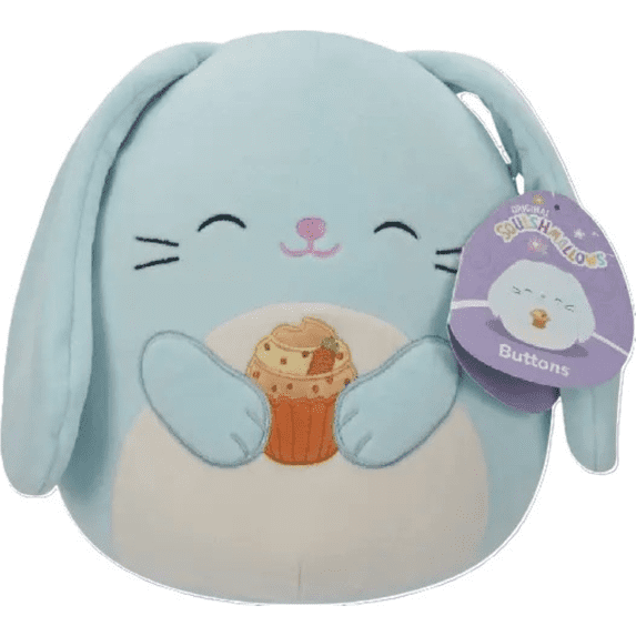Squishmallows 5" Easter Buttons the Bunny with Cupcake
