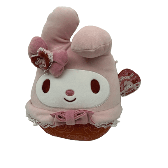 Squishmallows Original 5 Inch My Melody Roses and Hearts Hello Kitty and Friends Valentine