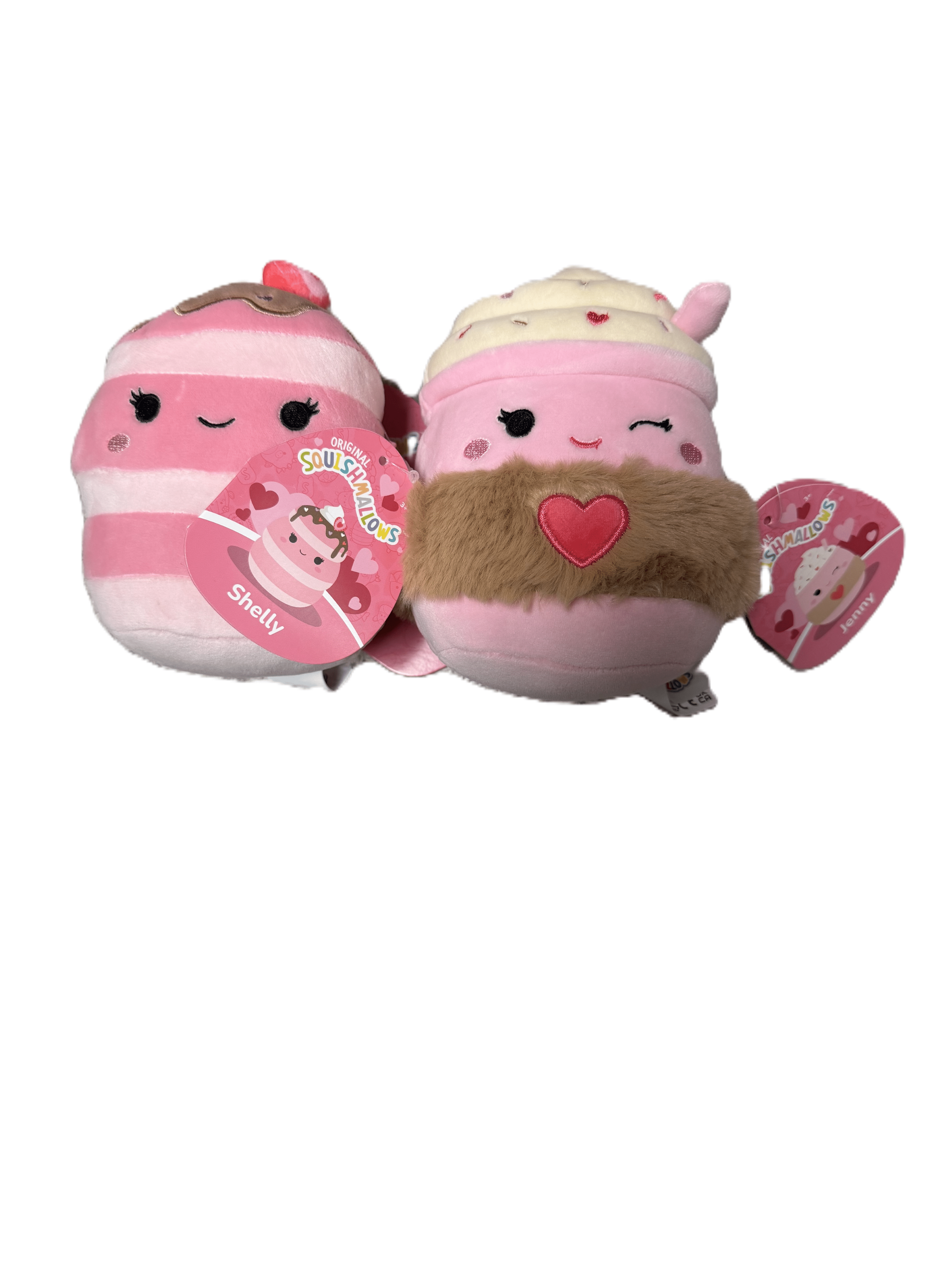 Squishmallows Original 5 Inch Shelly and Jenny - Strawberry