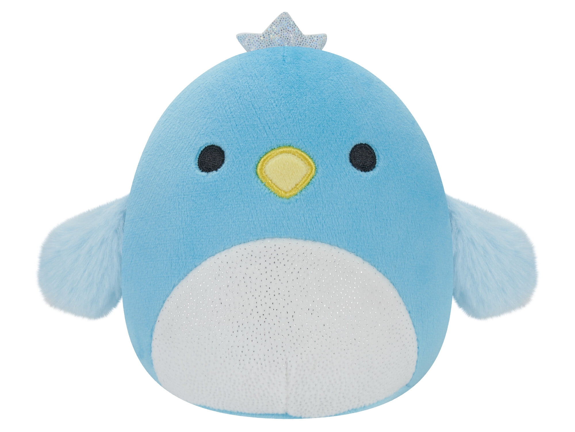 Squishmallows Original 5 inch Cecilia the Blue Swan With Silver Crown - Child's Ultra Soft Plush Toy