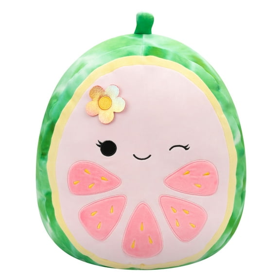 Squishmallows Original 5 inch Lena the Pink Guava Fruit With Flower - Child's Ultra Soft Stuffed Plush Toy