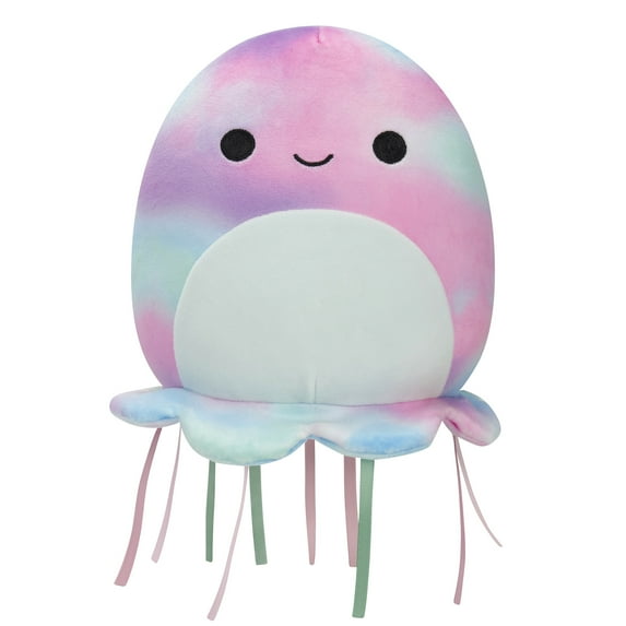 Squishmallows Original 7.5 inch Krisa the Pink And Blue Tie-Dye Jellyfish - Child's Ultra Soft Stuffed Plush Toy