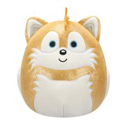 Squishmallows Original 8" Christmas Holiday Metallic Sonic Tails Yellow Plush Toy