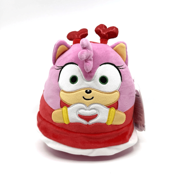 Squishmallows Original 8 Inch AMY with Hearts Headband and Heart Hands Sonic The Hedgehog Valentine 2026