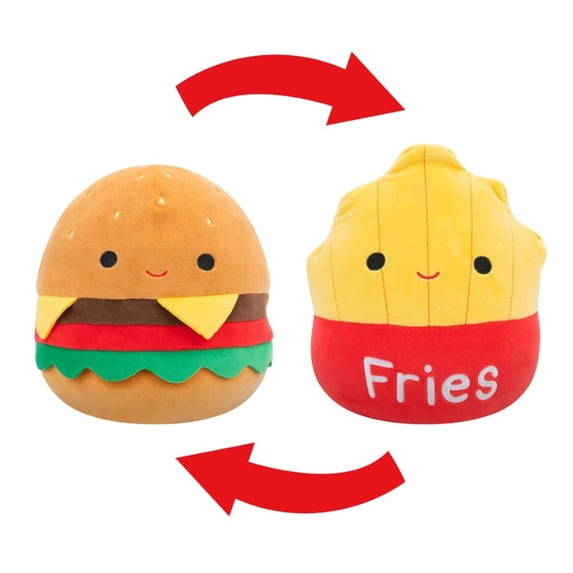 Squishmallows Original 8Inch Carl Cheeseburger and Floyd French Fries