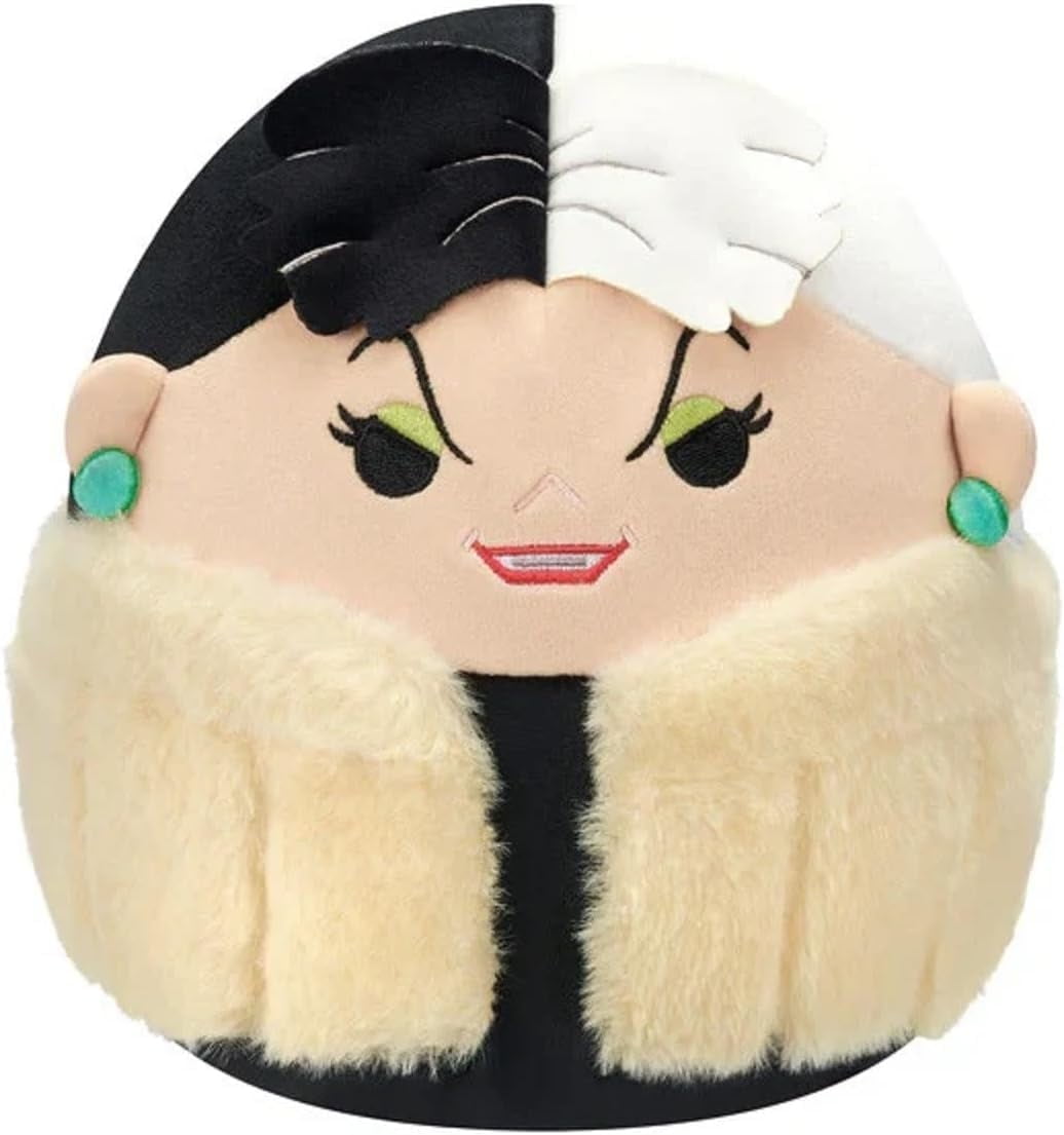 Squishmallows Original 8 Inch Disney Villains Cruella De Ville Plush Toy