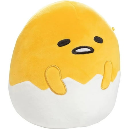 Squishmallows Original 8-Inch Gudetama The Lazy Egg - Official Jazwares Plush - Collectible Soft & Squishy Sanrio Stuffed Animal Toy - Add to Your Squad - Gift for Kids, Girls & Boys