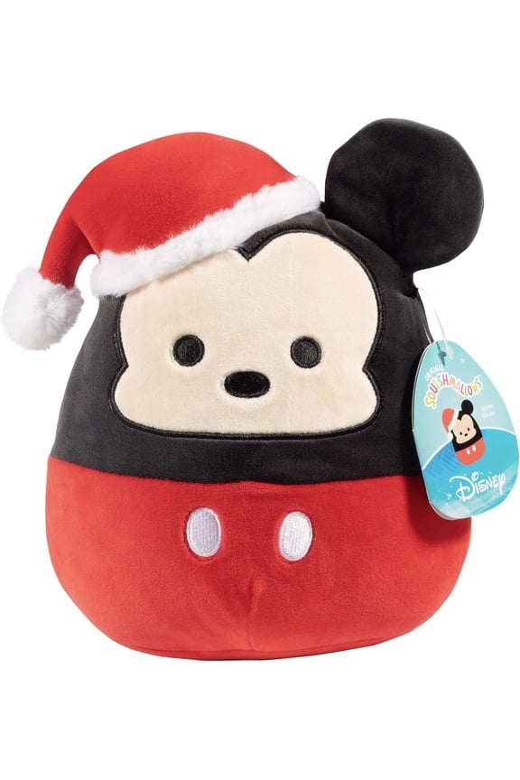 Original 8-Inch Mickey Mouse - Official Jazwares Plush - Collectible Soft & Squishy Disney Stuffed Animal Toy - Gift for Kids, Girls & Boys