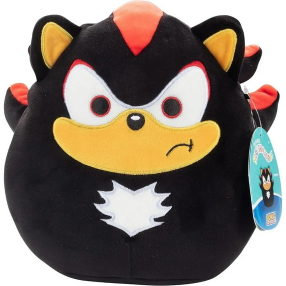 Squishmallows Original 8-Inch Shadow - Sonic The Hedgehog- Official Jazwares Plush - Collectible Soft & Squishy SEGA Stuffed Animal Toy - Add to Your Squad - Gift for Kids, Girls & Boys