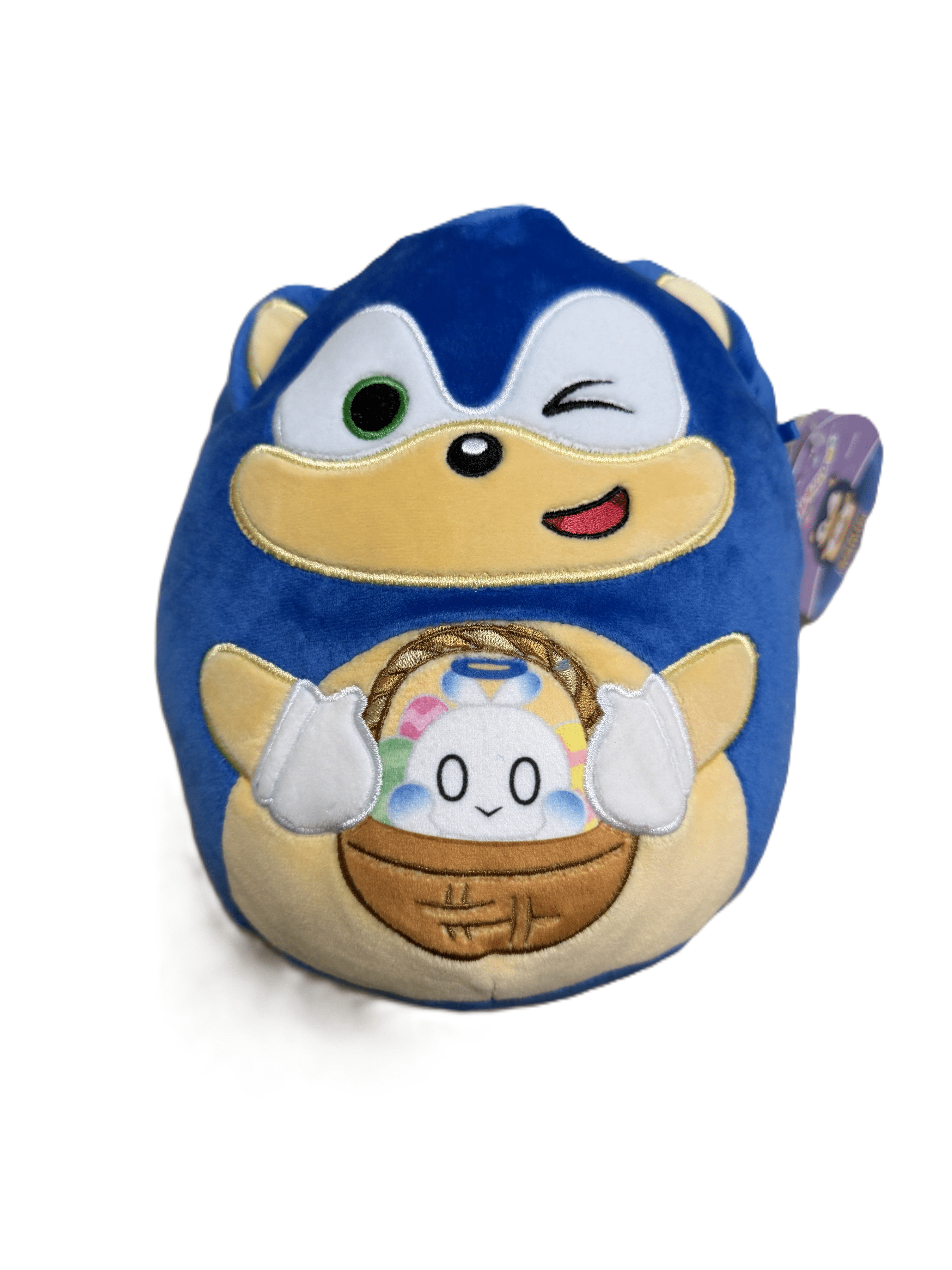 Squishmallows Sonic the Hedgehog ぬいぐるみ Squishmallows Original 8 Inch Sonic The Hedgehog Holding Easter