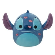 Squishmallows Original 8 inch Disney Valentine’s Day Stitch with Kisses - Child's Ultra Soft Plush Toy
