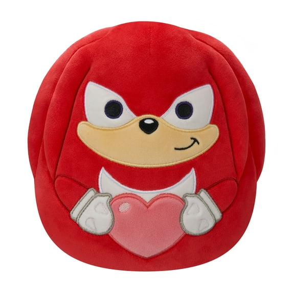Squishmallows Original 8 inch “Sonic The Hedgehog” Knuckles Holding Heart - Child's Ultra Soft Plush Toy