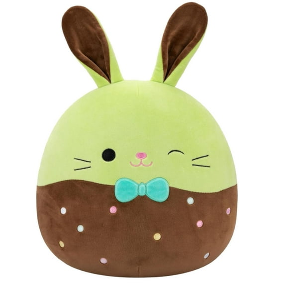 Squishmallows Original 8in Buster The Chocolate-Dipped Green Bunny Holding Chocolate Bunny Easter Plush