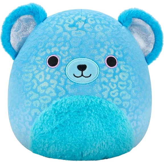 Squishmallows Original 8in Sarge The Blue Jaguar with Iridescent Spots