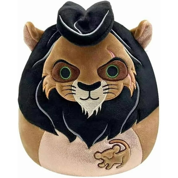 Squishmallows Original Disney 7 inch Scar - Child's Ultra Soft Stuffed Plush Toy