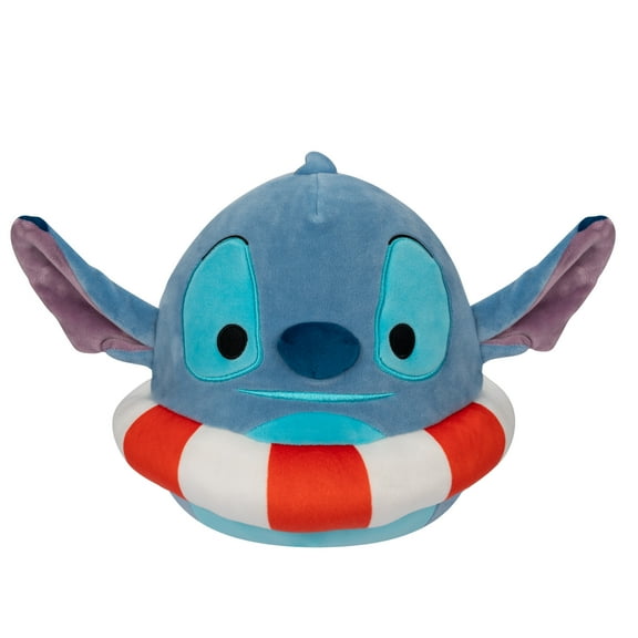 Squishmallows Original Disney 8 inch Stitch in Inner Tube - Child's Ultras Soft Stuffed Plush Toy