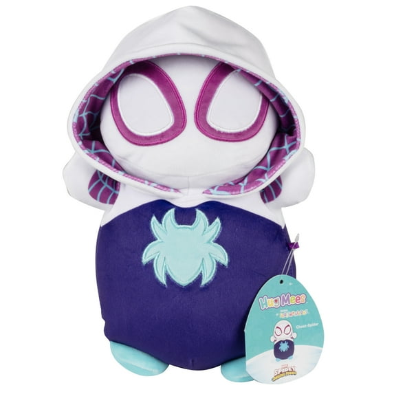 Squishmallows Original Marvel Spidey and His Amazing Friends 10-Inch Ghost-Spider HugMees - Large Ultrasoft Official Spiderman 2026 Jazwares Plush - Great for Kids, Boys, Girls & Fans of Comics