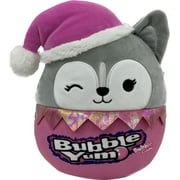 Squishmallows Original Pink Bubble Yum 8-inch Holiday Heidi the Husky Child's Ultra soft Plush