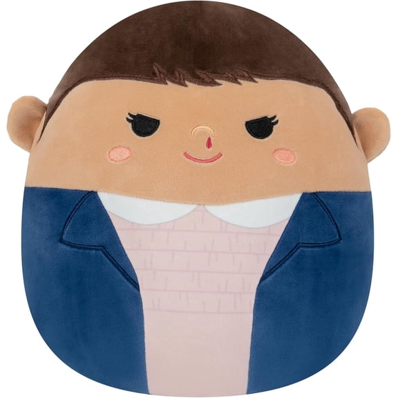 Squishmallows Original Stranger Things Eleven 10-Inch Plush Official Jazwares Netflix Collectible Plush Toy, Super Soft Stuffed Character, TV Series, Gift for Kids & Stranger Things Fans