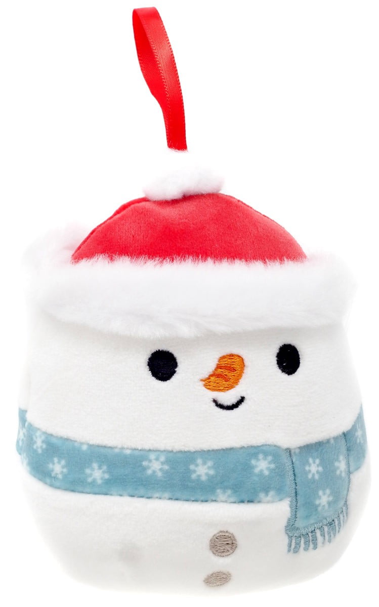 Squishmallows Ornament, Galindo the Snowman Plush, Winter