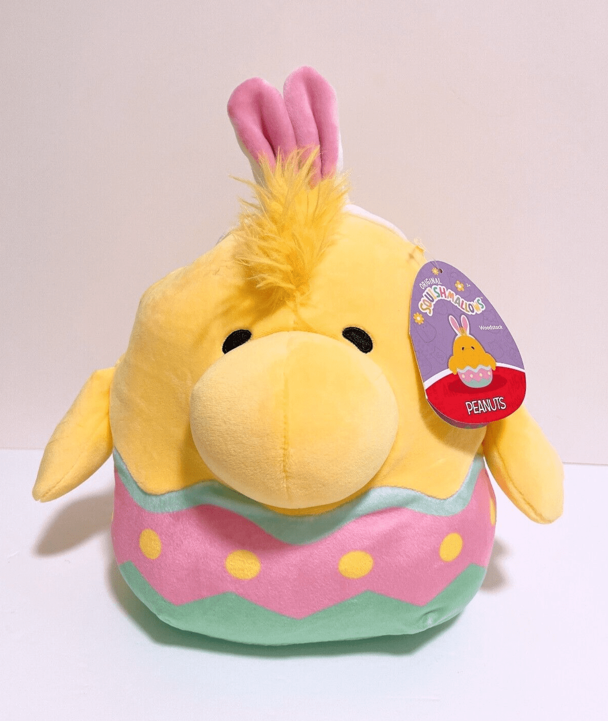 Squishmallows Peanuts Snoopy and Friends 8" Woodstock in Easter Egg Plush Doll