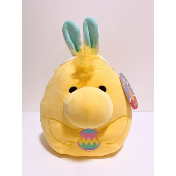 Squishmallows Peanuts Snoopy and Friends 8" Woodstock with Bunny Ear Plush Doll