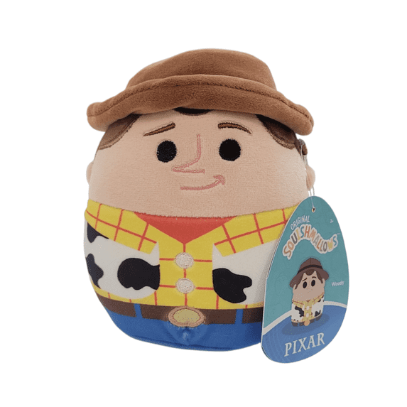 Squishmallows Pixar Woody 5 Inch Plush Toy | Disney Toy Story Woody Plush