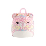 Squishmallows Plush Backpack, Michaela Mini Handbag with Adjustable Shoulder Straps, Pink