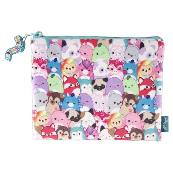 Squishmallows™ Plush Pouch with Applique 9" x 7"