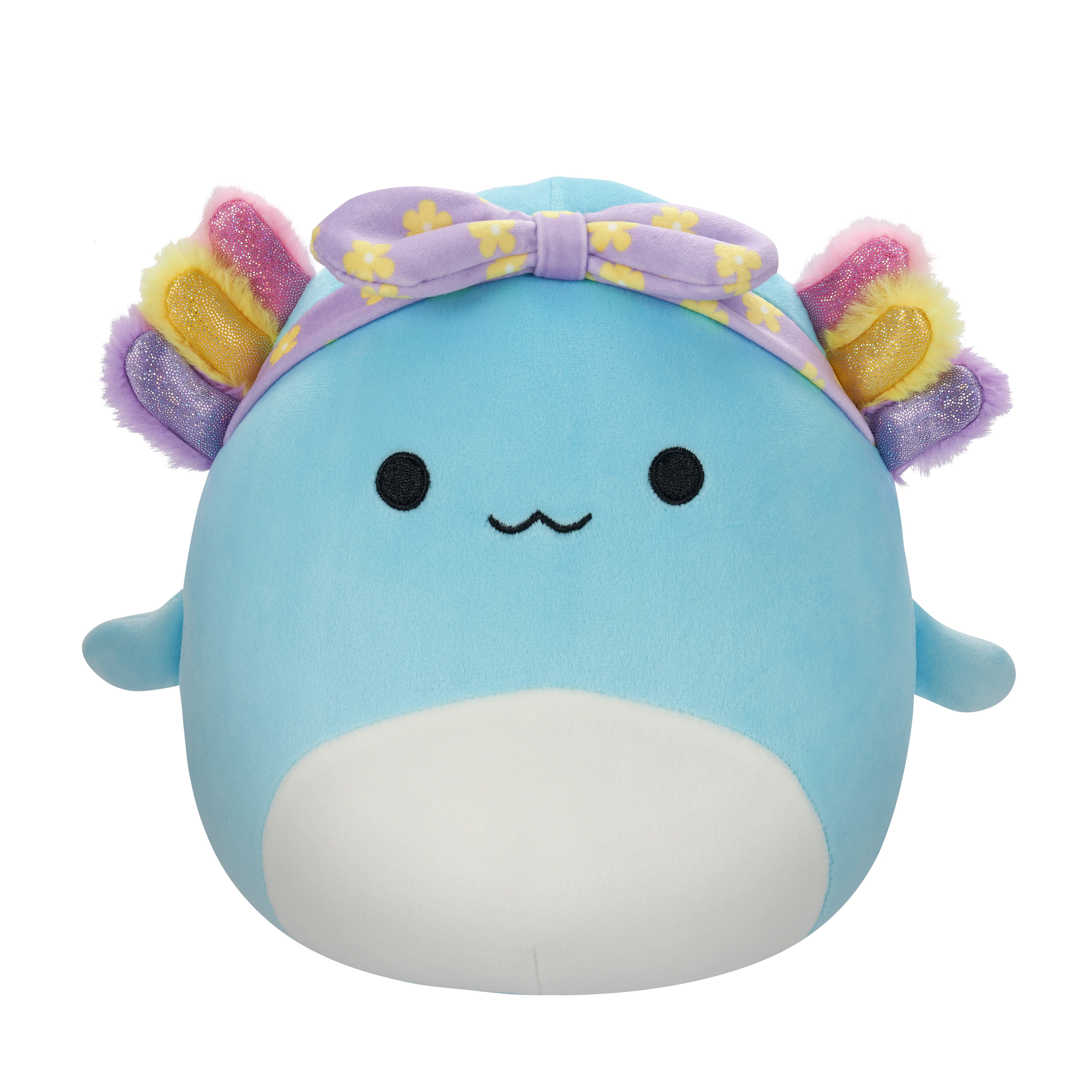 こざらしさんR ぬいぐるみ Squishmallows Plush Toy 14in Irina the Teal Axolotl (Purple