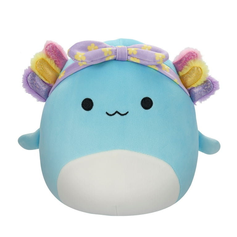 アルアイン　ぬいぐるみ Squishmallows Plush Toy 14in Irina the Teal Axolotl (Purple