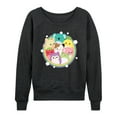 thumbnail image 1 of Squishmallows - Rainbow Circle Group - Women's French Terry Pullover Sweatshirt, 1 of 4