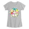 thumbnail image 1 of Squishmallows - Rainbow Circle Group - Youth Girls Short Sleeve T-Shirt, 1 of 3