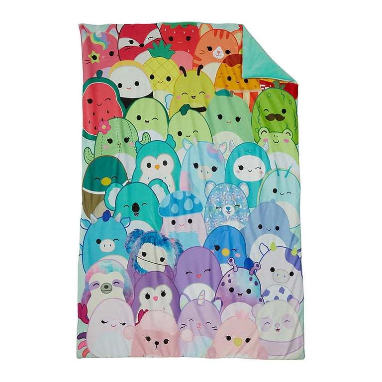 Couverture Squishmallows Original - Format 50x70 Cm - Lavable Et Tout Douce - Neuve