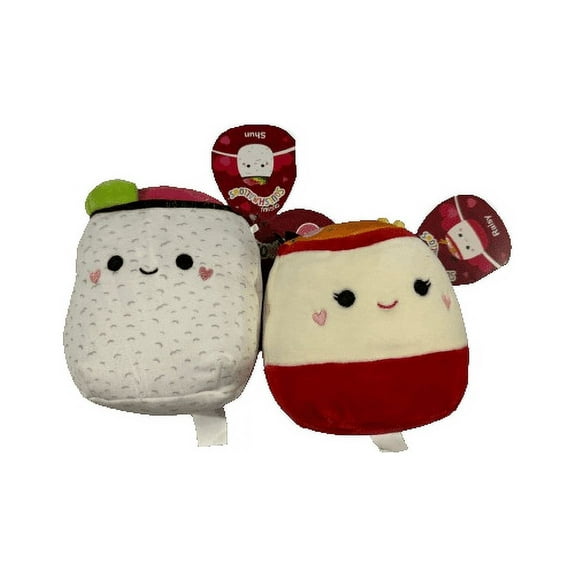Squishmallows Raisy and Shun 5" - Valentines Bundle 2024 Stuffed Plush