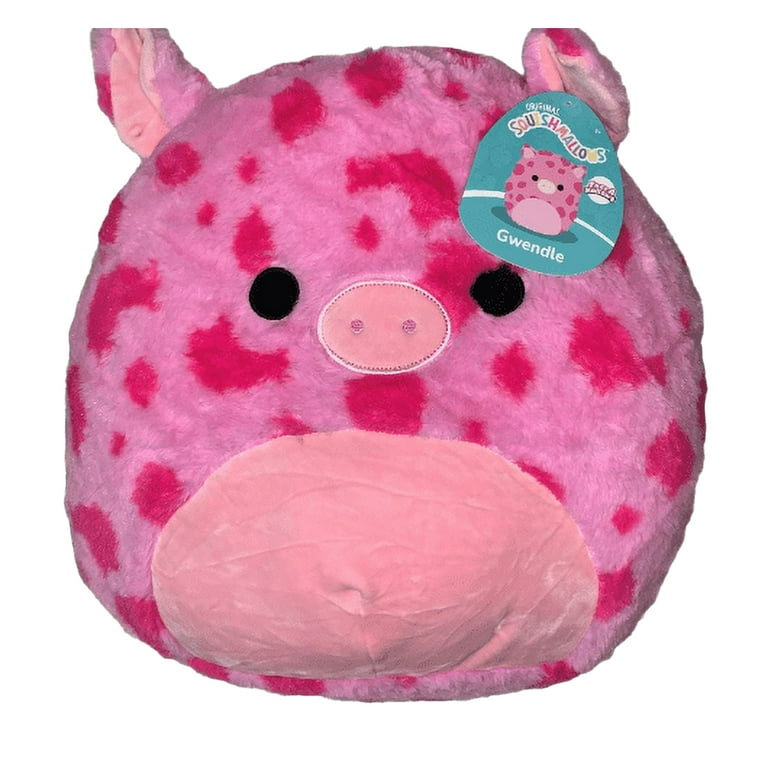 Squishmallows Rare 16-Inch Gwendle The Pig Fuzz-a -Mallow Plush