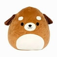 thumbnail image 1 of Kellytoy Squishmallows Child Sam Dog Plush, Brown, 12", 1 of 1