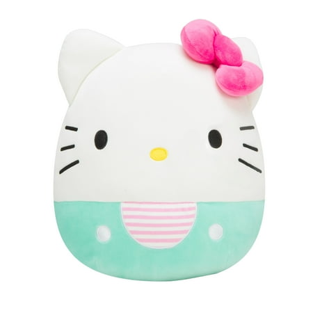 Squishmallows Sanrio 12 inch Hello Kitty in Teal Dress - Child's Ultra Soft Stuffed Plush Toy