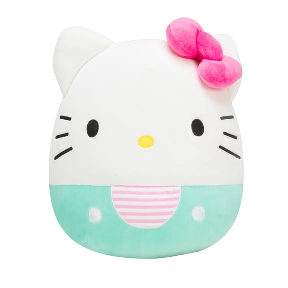 Squishmallows Sanrio 12 inch Hello Kitty in Teal Dress - Child's Ultra Soft Stuffed Plush Toy