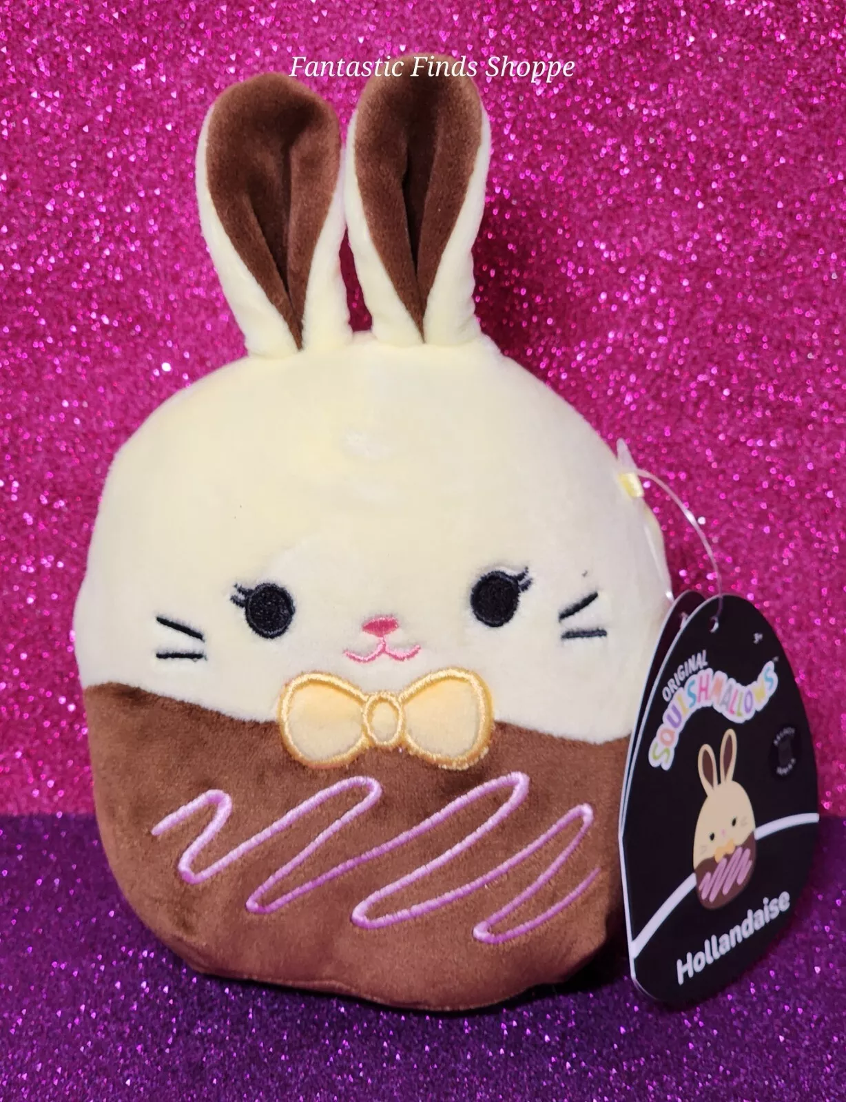 Squishmallows Select Series Hollandaise the Chocolate Easter Bunny 5 ...