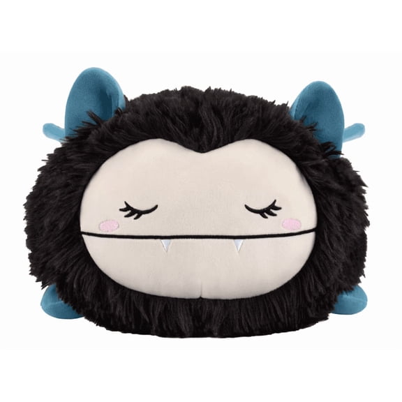 Squishmallows Skip Gray and Black Bigfoot Bat Weighted Sleepamallows Plush New