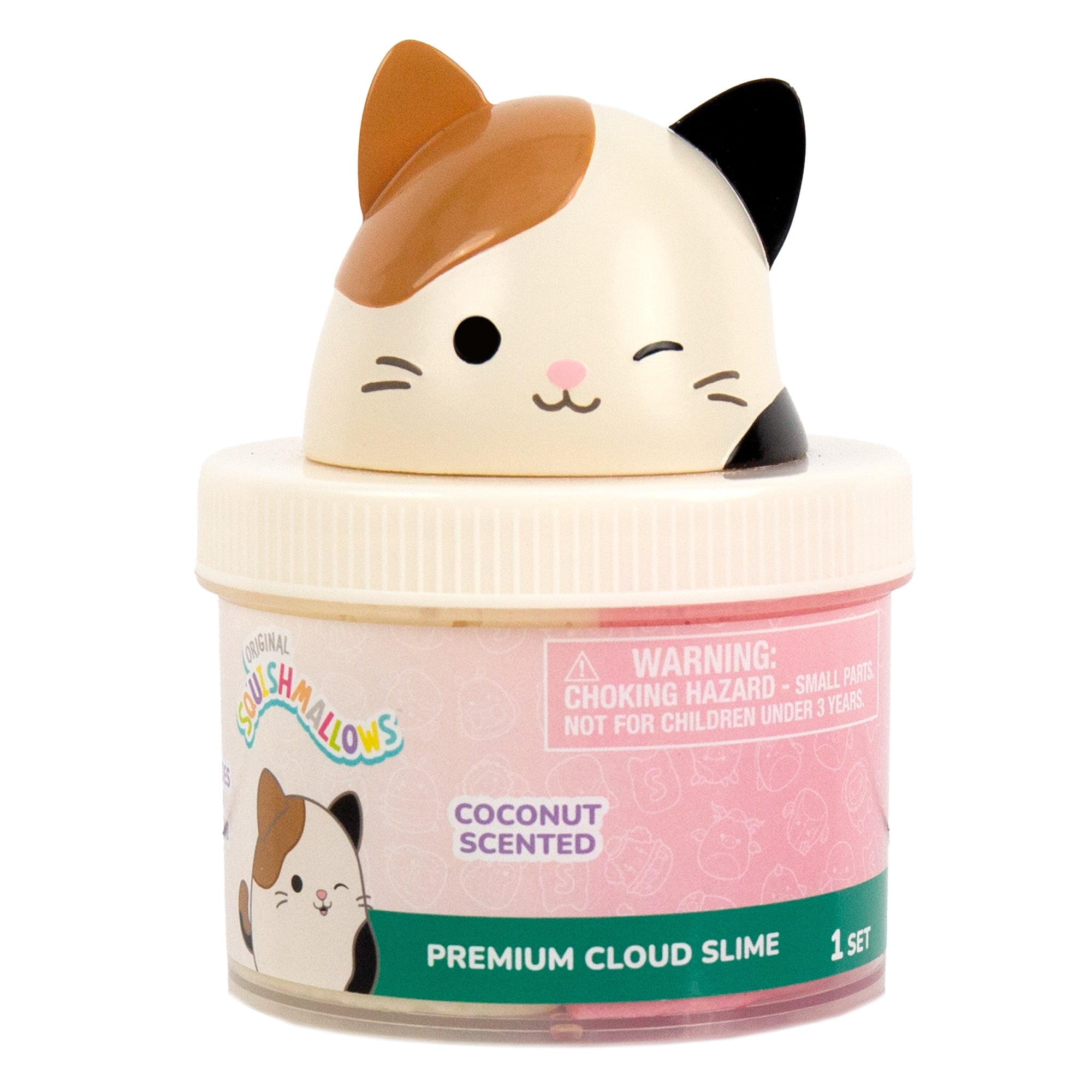 Original Squishmallows™ Cam The Cat Premium Cloud Slime, Coconut-Scented