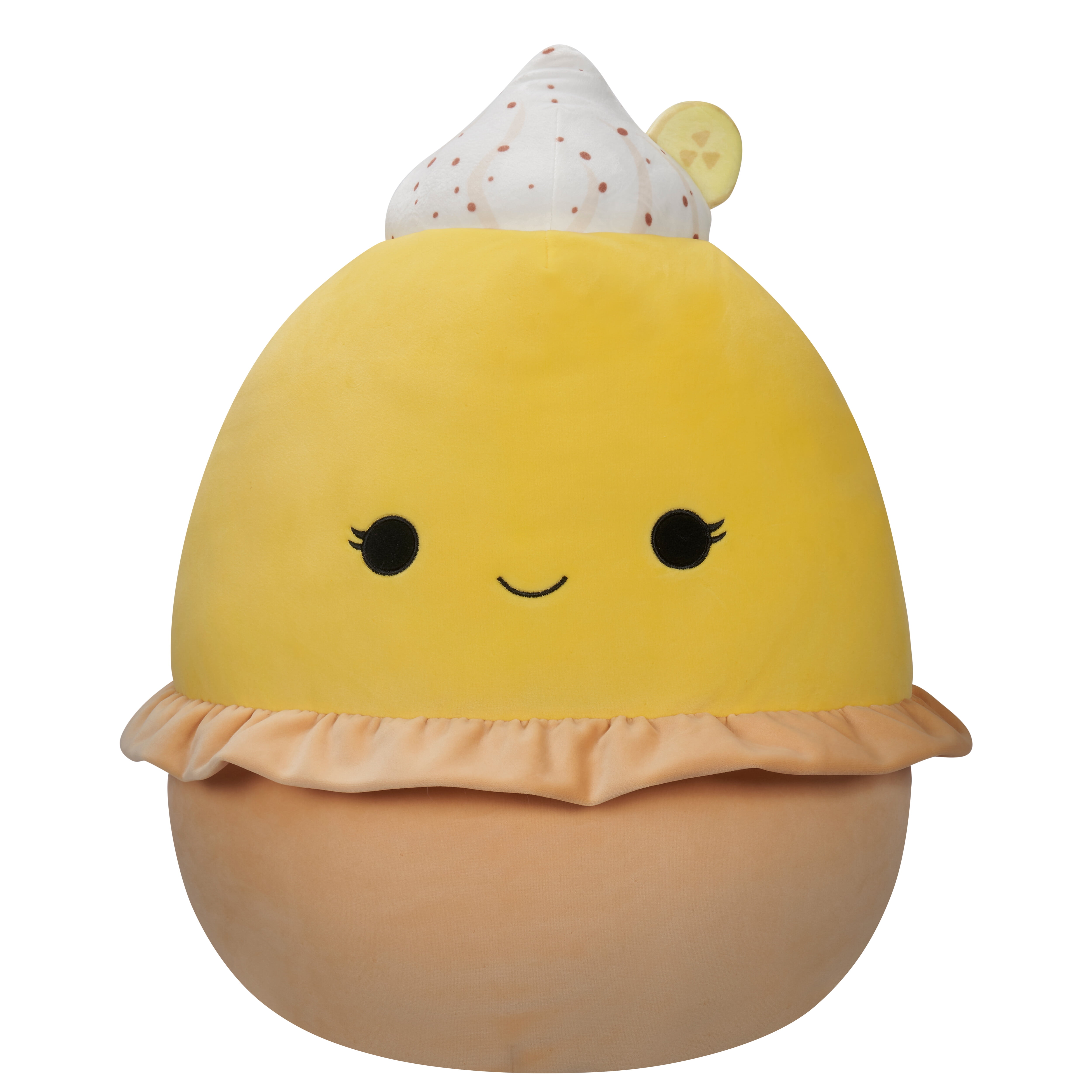 Squishmallows Original 16-Inch Edwin Banana Cream Pie - Official Jazwares Large Plush