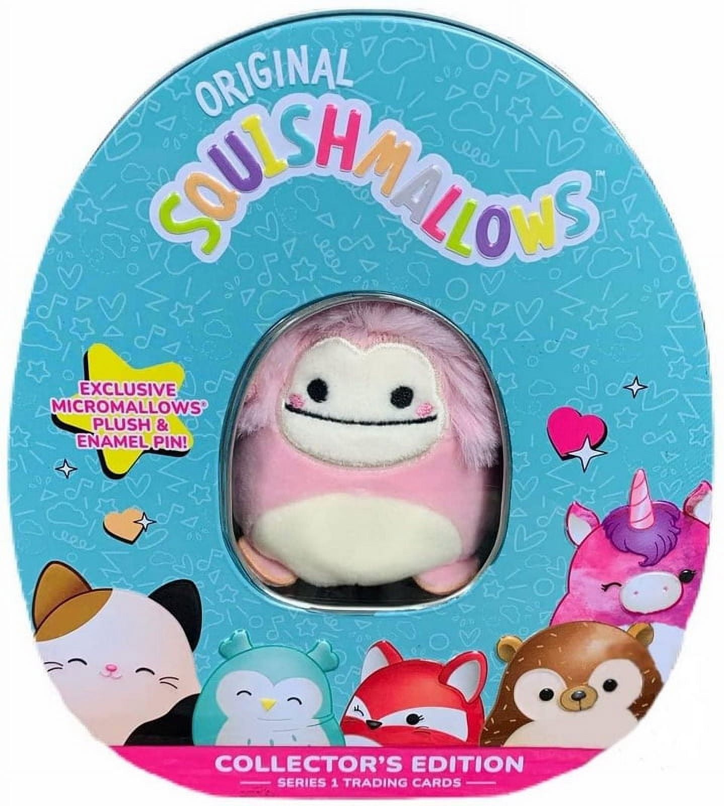 Squishmallows Official Kellytoy Collector's Tin Set with Squishmallows Official Kellytoy Collector's Tin Set with
